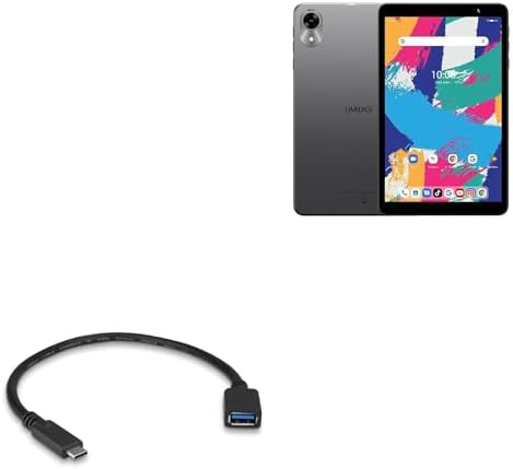 BoxWave Cable Compatible with Umidigi G1 Tab Mini - USB Expansion Adapter, Add USB Connected Hardware to Your Phone image 5
