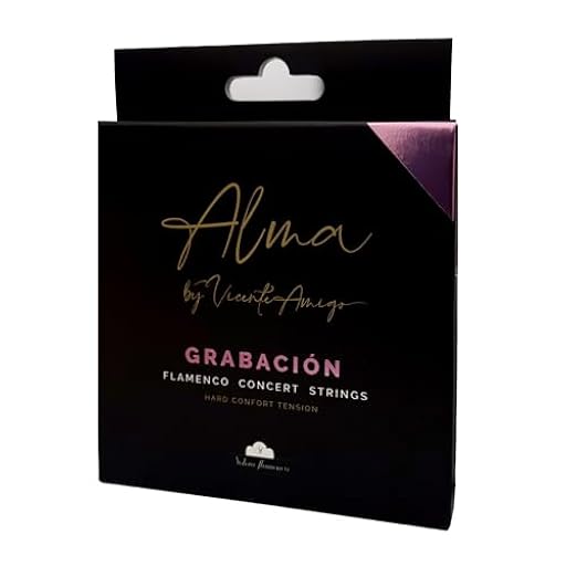 Juego de cuerdas guitarra flamenca y Clásica “Alma” by Vicente Amigo - Modelo Grabación –– Tensión Hard confort | Sonido con definición y proyección | Ideal para Estudio de grabación | Ya disponible en tu tienda friki favorita! En mundofriki.es!