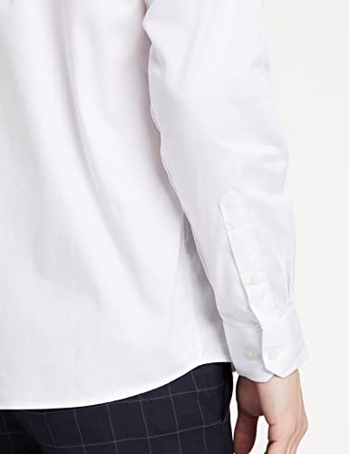 Image of Amazon Brand - Symbol Men's Solid Cotton Formal Shirt | Plain | Full Sleeve - Regular Fit (Available in Plus Sizes)