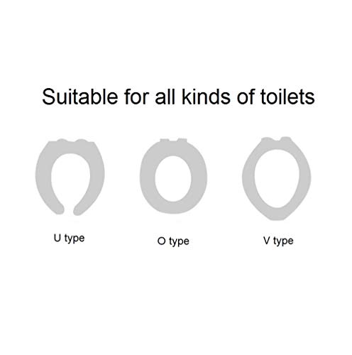 Badezimmer Weich Warme Waschbar Toilleten Sitz Abdeckungskissen Weiches und dickes waschbares Toilettensitzkissen mit Griff 3PCS-C3 – Bild 4