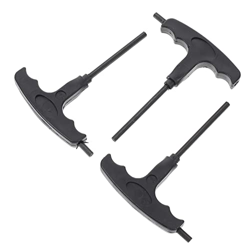 WOONEKY 4pcs Roller Skates Wrench Set T-Type Wrench for Skating Shoes Wheel Removal Tool w Screw Driver for Ice Skates