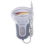 FONDOTIN Medidor Ph Portátil para Piscina y Spa Detector Residual Control Rápido de de Agua Piscinas y Aguas Termales -tester Gris