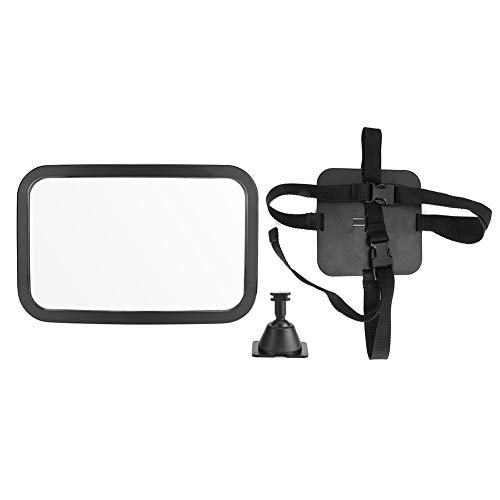 Miskall Baby Car Mirror, Adjustable Car Inner Rearview Mirror, Wide Angle Back Safety Seat Easy View Monitor for Kid Infant Toddler