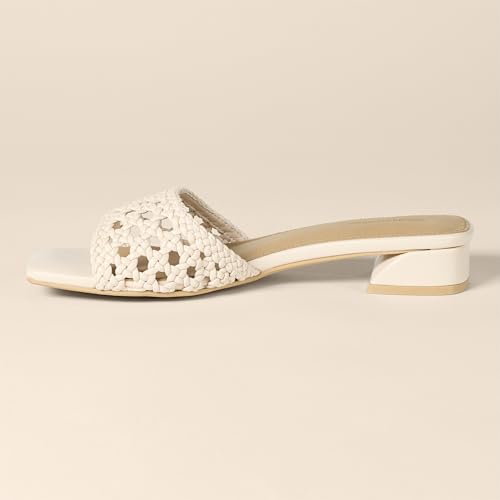 Image of Amazon Essentials Women's Mini Heel Mule Sandals | Casual Sandals