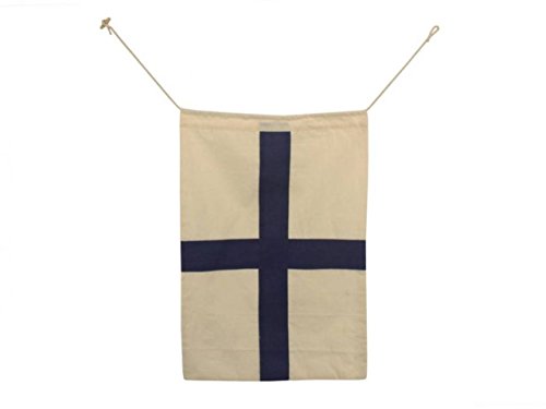 Hampton Nautical Letter X Nautical Cloth Alphabet Flag #TOP2