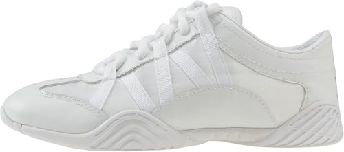 Nfinity Evolution White Cheer Shoes for Youth Girls – Breathable, High-Performance Sneakers for Cheerleading and Sports – Lightweight & Built to Last3