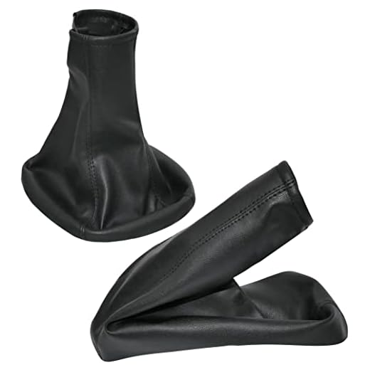 AERZETIX - C57717 - Schalthebel bag - schaltsack - schaltmanschette und handbremssack - kompatibel mit Opel Astra G von 1998 bis 2004 - farbe: schwarz - aus kunstleder