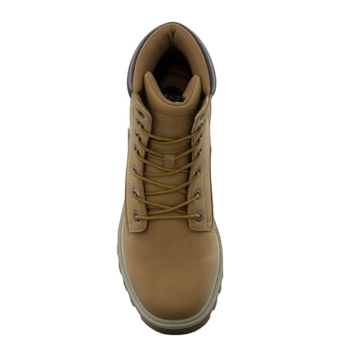Image of Lugz Men's Empire Hi Classic 6-inch Chukka Boot, Wheat /Dark Brown /Cream /Gum, 12 M