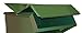 Vestil STL 2 Cb Yd Hopper FRNT & BCK Lid