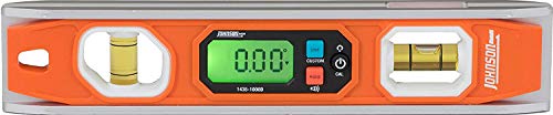 Johnson Level & Tool 1435-1000D Magnetic Programmable Digital Torpedo Level, 10, Orange, 1 Level Johnson Level & Tool 1435-1000D Magnetic Programmable Digital Torpedo Level, 10", Orange, 1 Level