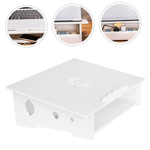 Soporte portátil para laptop con ventilación blanco miniatura 7