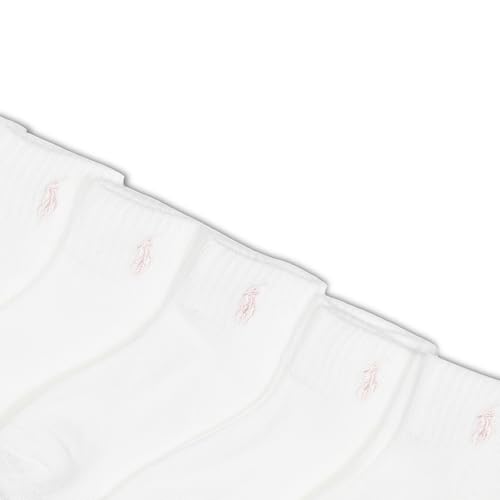 Polo Ralph Lauren Girls' Classic Sport Ankle Socks-6 Pair Pack-Soft Stretchy Yarn & Stay Up Top2
