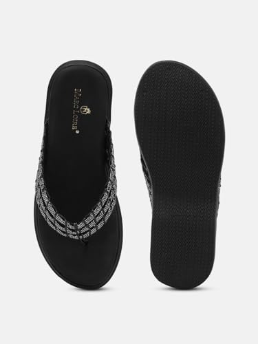 Image of Marc Loire Women's Embellished Slip-On Platform Heel Fashion Sandal for All Occasion
