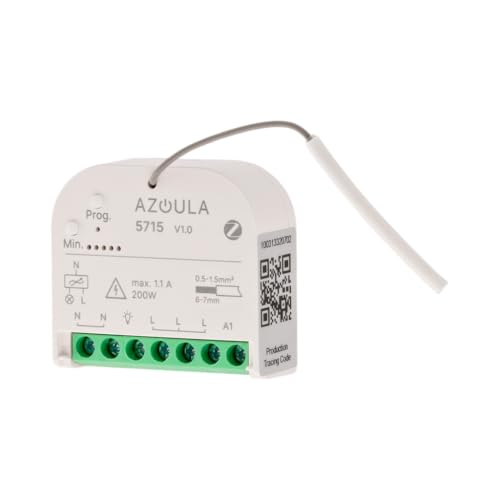 iluminize Azoula Dimmaktor Mini, Zigbee-Protokoll, Energiesensoren integriert, 230V Phasenabschnitt