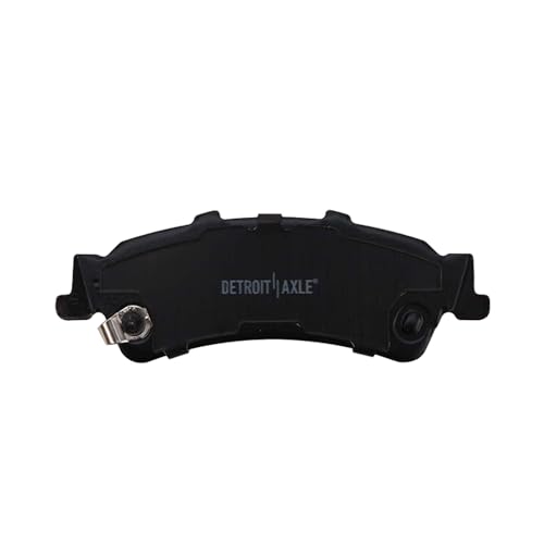 Image of Detroit Axle - Rear Brake Pads for 1999-2006 Chevrolet Silverado 1500 GMC Sierra 1500 Astro Safari Tahoe Yukon Cadillac DeVille DTS, Ceramic Brake Pads Replacement