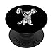 Vintage Retro Weight Lifting Gym Raccoon Deadlift Funny PopSockets Adhesive PopGrip