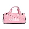 adidas Unisex Essentials Linear Duffel Bag, True Pink/Black/White, S
