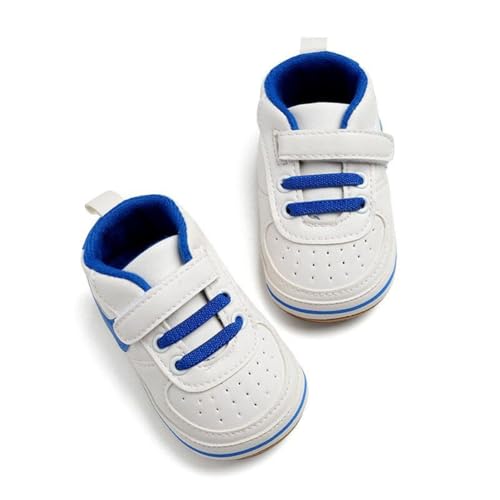 Image of Clowora Unsex Baby Shoes Boys Girls Infant Sneakers Non-Slip Soft Rubber Sole Toddler Crib First Walker Lightweight Shoes