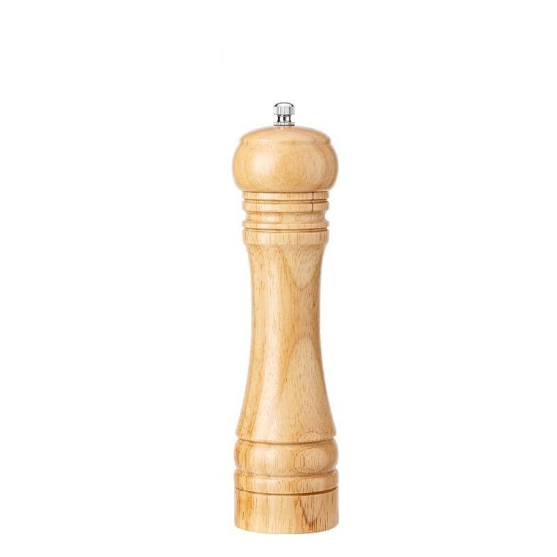 Molinillo de Sal y Pimienta Molinillo de sal y pimienta, molinillo de granos de especias de madera con núcleos de molienda de cerámica ajustables, herramienta de cocina Molinos de Pimienta(Color:B 5in