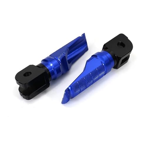 フットペグ に適合する CB125R CB1000R CB600F 用 HORNET CB650F CBF1000 CBR650F CBR250R MSX125 CBR650R バイク用フロントフットペグ フットレスト(青)