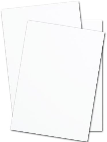 Cougar Cartulina blanca 160# doble gruesa 8.5x11 - Paquete de 25