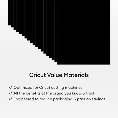 Cricut Value Cardstock, Black - 8.5 in x 11 in (80 Sheets) - image 4