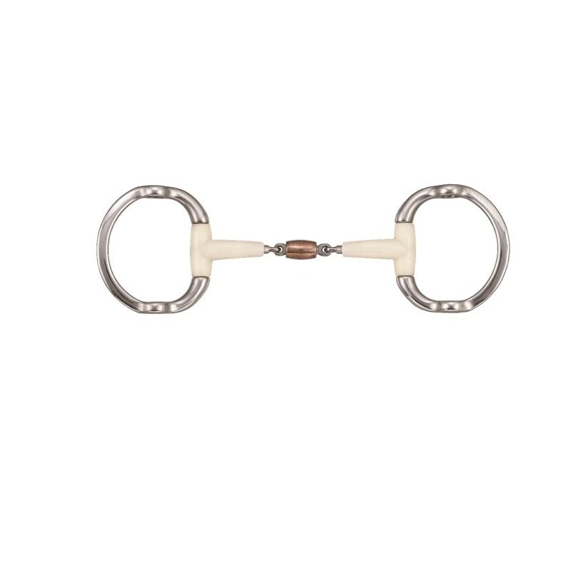 Soyo Bocado de elevación de Caballo de Doble articulación + Rodillo de Cobre Happy Mouth Contour