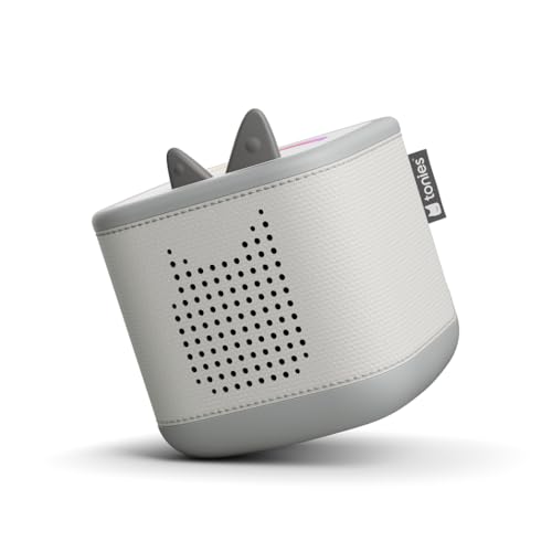 tonies Toniebox 2 Bundle Incl. 6 Tonies: Schlummerbande und Lieblings-Kinderlieder, Mondgrau, Audioplayer für Hörbücher, Lieder, Einschlafen und Tonieplay für Kinder