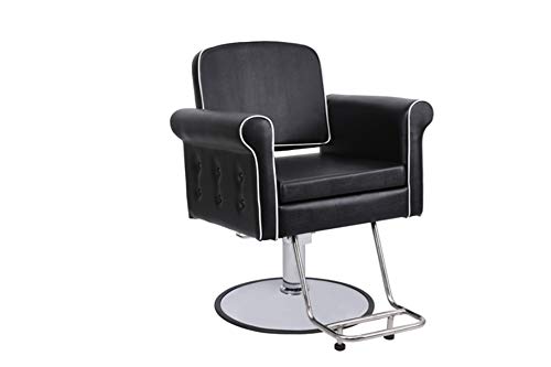 Funnylife Round Base Black Vintage Shampoo Styling Salon Beauty Chair #TOP11