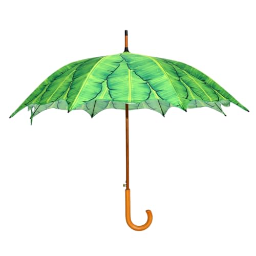 Esschert Design TP336 Banana Leaf Umbrella, Green