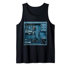 Gaming PC Grafikkarte Lustige Kostüme für Karneval Halloween Tank Top