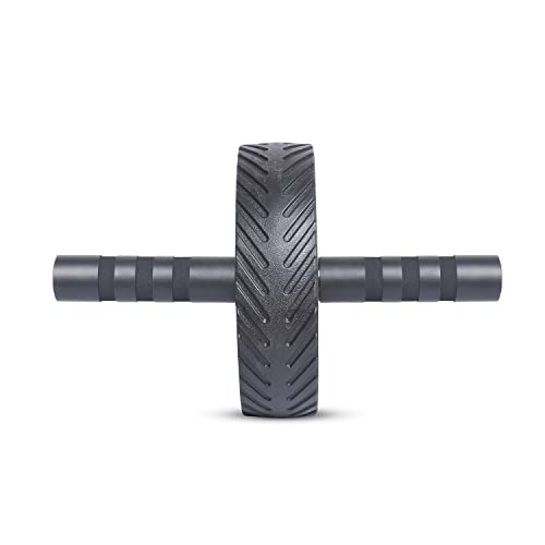 Image of Vector X Broad Exercise Wheel for core workout | Fitness & Exercise | Full Body Exercise equipment | ab roller | Black