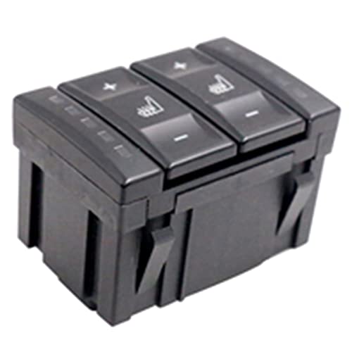 Interrupteur de chauffage 6M2T-19K314-AC de siège électrique bouton de commande noir