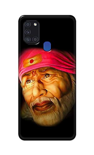 Image of PRINTFIDAA Sai Baba Lord Shiridi Great God Hinduism Religious Hard Back Cover for Samsung Galaxy A21S, SM-A217F / DS, SM-A217M / DS, SM-A217F / DSN Back Cover -(P6) KAT1002
