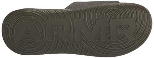 Under Armour Men's Ansa Graphic Fixed Strap Slide Sandal, (305) Marine Od Green/Marine Od Green/Orange Blast, 11 #TOP3