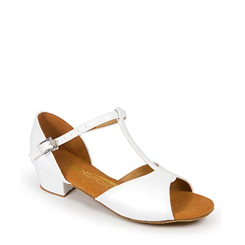 G1011 Girls Dance Shoe White