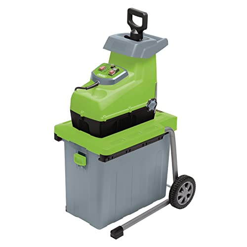 Draper 2800W Electric Garden Shredder 230V | Quiet Wood Chipper | Garden Cleaning Tool | 55L...