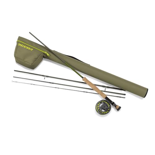 Orvis Encounter Outfit - Fishing Rod and Reel Combo (9' 5-wt) - Versatile Outfit with Large Arbor Reel, Weight-Forward Floating Line, Backing, and Leader