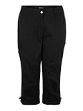 Schicke 7/8 Hose für große Größen. Sehr bequem durch teilelastischen Bund mit Gürtelschlaufen. Praktische Taschen zum Verstauen.