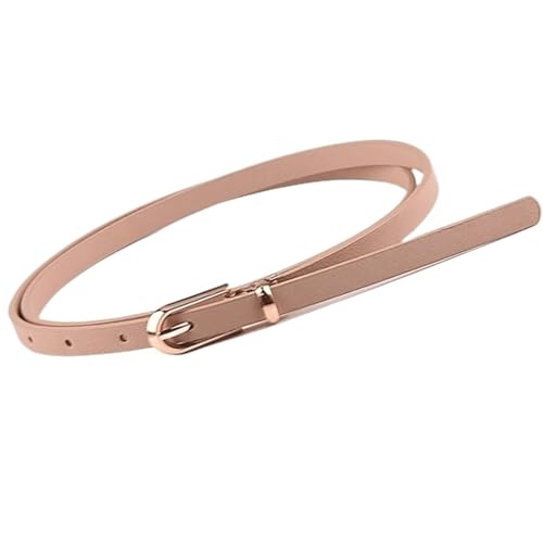 Belts for women, Waist Belt Women's Waist Belts Pu Leather Belts Alloy Pin Buckle Dress Belts Versatile Decorative Jeans Belt(Khaki)