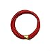 8-Strand for Braided Fishing Leader with High Cut Resistance, PE Hollow Core Assist Cord for 100 to 310 Lb Line Strength, Red for Braided Hook Binding Rope, 3-Pack（100LB）