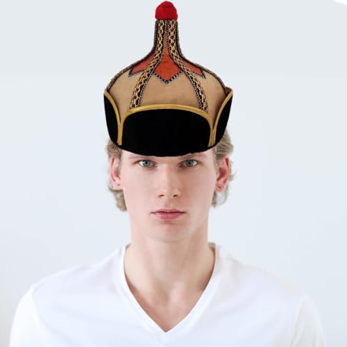 Chapeau traditionnel de danse mongole pour vos spectacles - 8