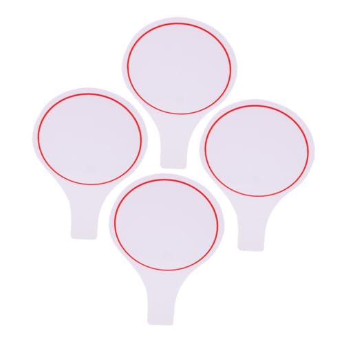 Garneck Versatile Handheld Scoreboard Dry Erase Paddle Boards for Students Small Whiteboard for Competitions