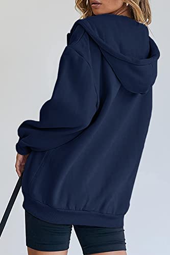 Image of PRETTYGARDEN Women's Fall Zip Up Hoodies Sweatshirts