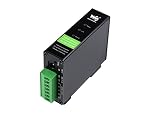 RS232/485/422 to RJ45 Ethernet Converter, TCP/IP to Series, Modbus Gateway, Industrial Isolated RS232/485/422 Serial Serial Serial Server for Rail Mounting with POE Function