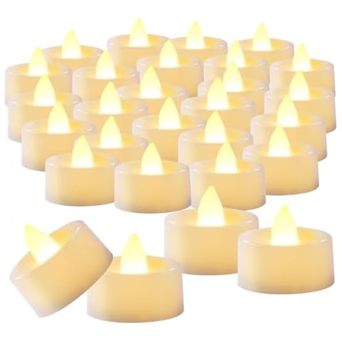 BEICHI 100-Pack Flameless LED Tea Light Candles Bulk, Battery Operated Votive Tealight Candles, Electric Fake Tea Candles for Holiday, Wedding, Party Cover