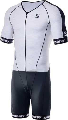 Amazon.com: Synergy Pro Men's Triathlon Short Sleeve Trisuit