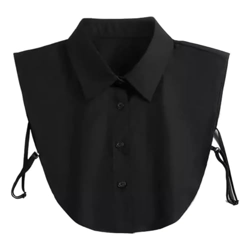 Camisa blanca con cuello falso y dos corbatas negras para graduación