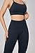 UNISSU Hugcurve No Front Seam High Waisted Workout Leggings for Women Buttery Soft Yoga Pants Gym Athletic Tights - 25'' Twilight Blue Large