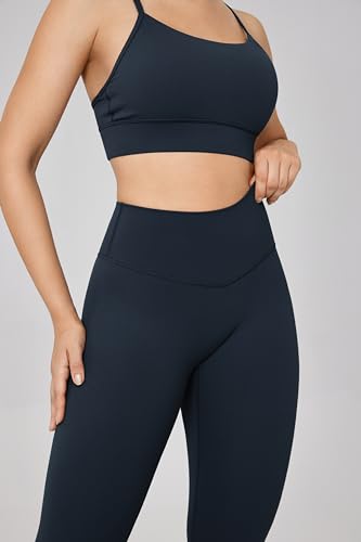 Image of UNISSU Hugcurve No Front Seam High Waisted Workout Leggings for Women Buttery Soft Yoga Pants Gym Athletic Tights - 25''
